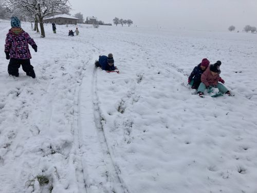 Fotoalbum Řádíme na sněhu- leden