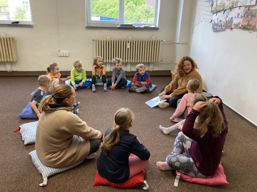 Fotoalbum Návštěva knihovny v Červeném Kostelci -předškoláci
