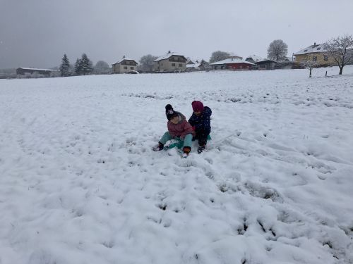 Fotoalbum Řádíme na sněhu- leden