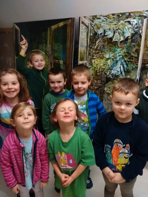 Fotogalerie MŠ Červená Hora - V ateliéru u paní Zlesákové- únor, foto 6/6