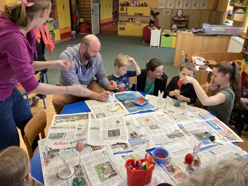 Fotogalerie MŠ Červená Hora - Velikonoce a dílna s rodiči, foto 16/19