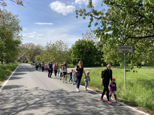 Fotogalerie MŠ Červená Hora - S maminkami na Bakov- Den matek 2025, foto 9/33