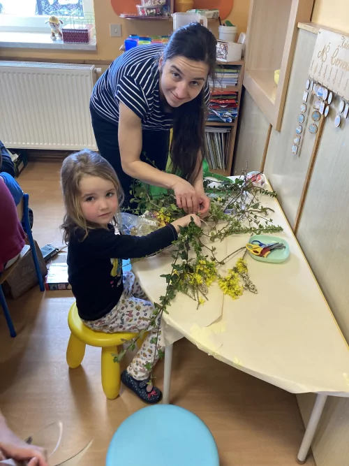 Fotogalerie MŠ Červená Hora - Velikonoční dílna s rodiči 2025, foto 12/20