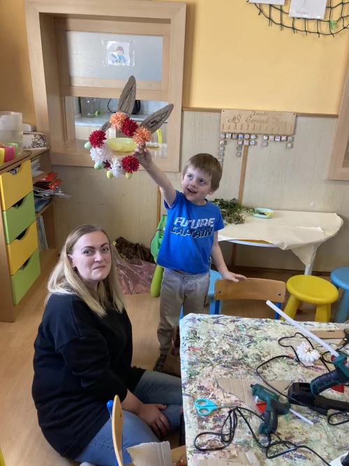 Fotogalerie MŠ Červená Hora - Velikonoční dílna s rodiči 2025, foto 16/20