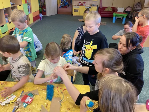 Fotogalerie MŠ Červená Hora - Velikonoční dílna s rodiči 2025, foto 18/20