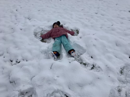 Fotogalerie MŠ Červená Hora - Řádíme na sněhu- leden, foto 4/13