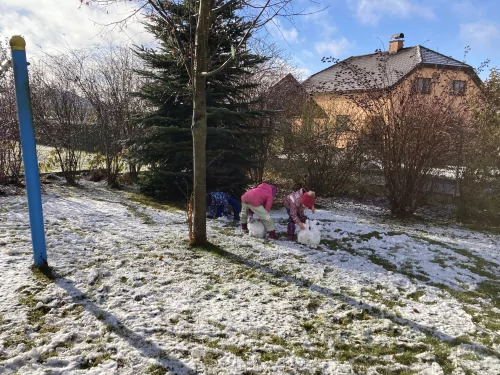 Fotogalerie MŠ Červená Hora - První sníh 2024, foto 8/9
