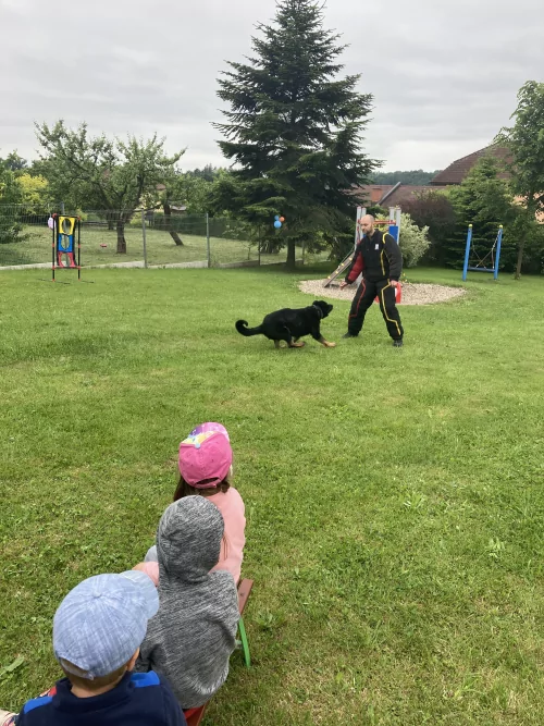 Fotogalerie MŠ Červená Hora - Psovodi v MŠ, foto 14/20