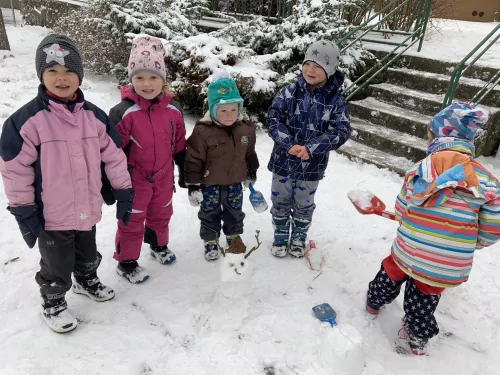 Fotogalerie MŠ Červená Hora - První sníh, foto 3/8