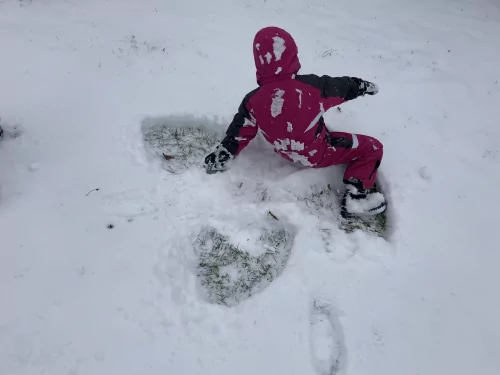 Fotogalerie MŠ Červená Hora - První sníh, foto 7/8