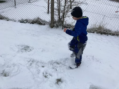 Fotogalerie MŠ Červená Hora - První sníh, foto 8/8