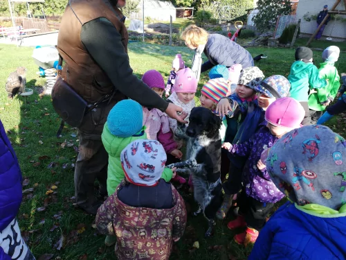 Fotogalerie MŠ Červená Hora - Dopoledne s dravci na zahradě - 7.října, foto 11/12