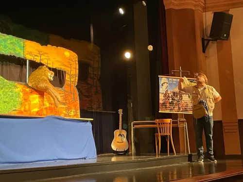 Fotogalerie MŠ Červená Hora - V divadle v Červeném Kostelci- Africká pohádka, foto 5/9