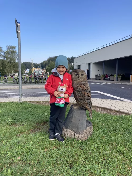 Fotogalerie MŠ Červená Hora - Dopoledne na dopravním hřišti v Náchodě, foto 12/35