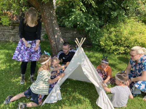 Fotogalerie MŠ Červená Hora - Indiánský týden, loučení s předškoláky, spaní ve školce., foto 5/36
