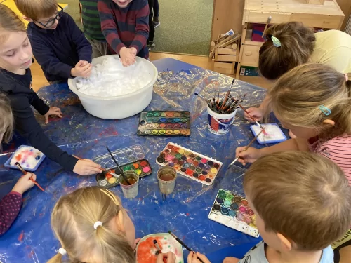 Fotogalerie MŠ Červená Hora - Sněhohrátky v lednu, návštěva z knihovny., foto 22/28