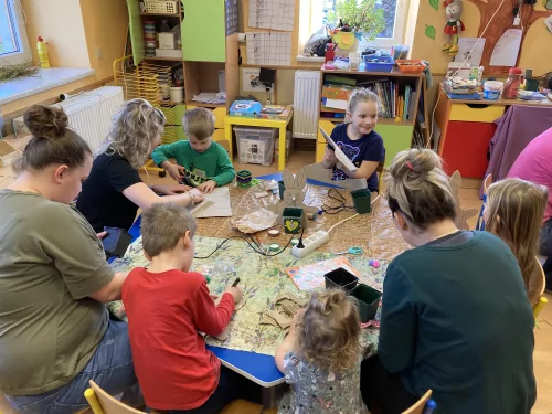 Fotogalerie MŠ Červená Hora - Velikonoční dílna s rodiči 2024, foto 2/15