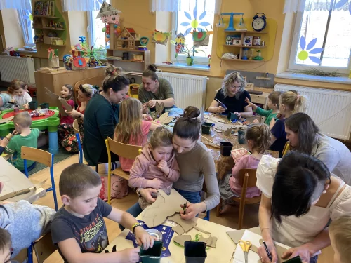 Fotogalerie MŠ Červená Hora - Velikonoční dílna s rodiči 2024, foto 6/15