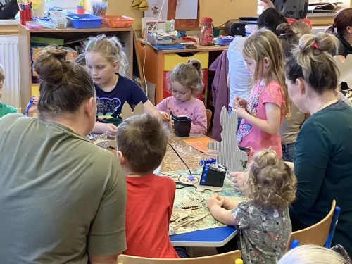 Fotogalerie MŠ Červená Hora - Velikonoční dílna s rodiči 2024, foto 7/15