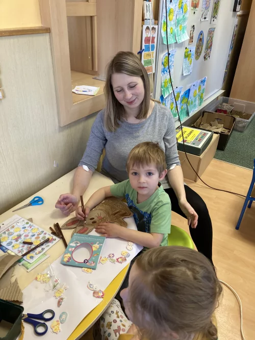 Fotogalerie MŠ Červená Hora - Velikonoční dílna s rodiči 2024, foto 9/15