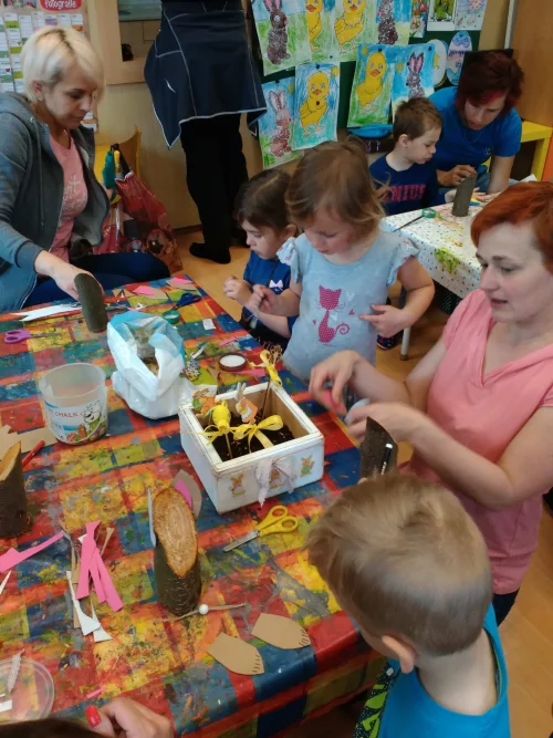 Fotogalerie MŠ Červená Hora - Velikonoce dílna s rodiči- duben, foto 3/4
