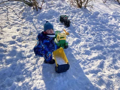 Fotogalerie MŠ Červená Hora - Zimní hrátky, foto 5/6