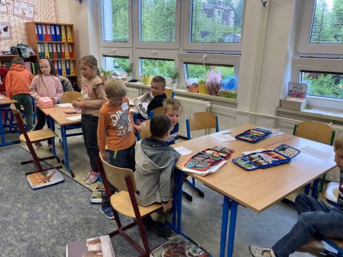 Fotoalbum Předškoláci ve škole u prvňáčků v Červeném Kostelci