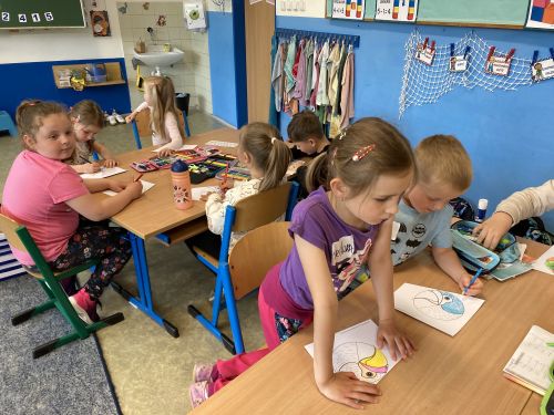 Fotoalbum Předškoláci ve škole u prvňáčků v Červeném Kostelci
