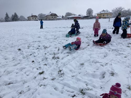 Fotoalbum Řádíme na sněhu- leden