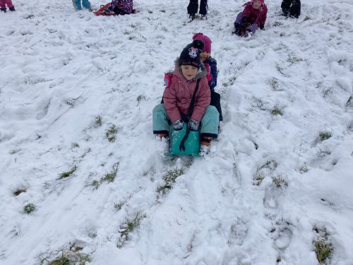 Fotoalbum Řádíme na sněhu- leden